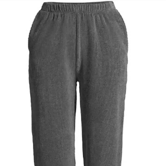 <3 Women's Sport Knit High Rise Corduroy Pants <3 - Picture 3 of 4